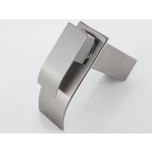 Rena Design Lavabo Bataryası Şelale Kare Gövde Eğimli Havza Banyo Armatür Çift Giriş Musluk Lüks Ergonamik Krom / Siyah / Mat Altın / Inox