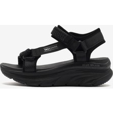 Skechers D'lux Walker - Pretty Field Kadın Siyah Sandalet 119822 Bbk