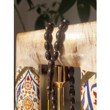 Sancaktar Tesbihçilik Karanfil Ağacı Tesbih, 7x11 mm, Arpa Kesim, Sıralı Dizi Püskül