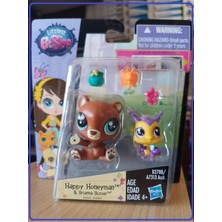 Miniş Littlest Petshop Happy Honeyman ve Brianna Buzzer Lisanslı Kutulu Minişler Oyuncak