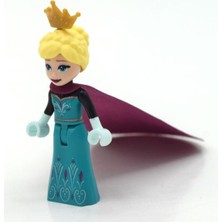 Orjinal Elsa Taç Giyme Tören Elbiseli Figür