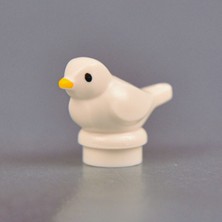Orjinal Moc Custom Aksesuar Minifigür Bird Beyaz Kuş Serçe 1 Adet Gönderilecek