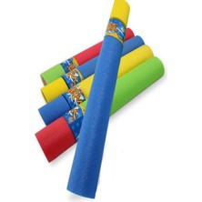 Ayver Süngerli Pompalı Su Tabancası 1 Adet Eğlenceli LEGO Temalı Plastik Bahçe Oyuncağı