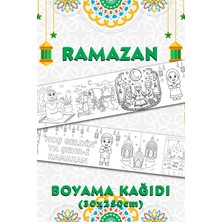 Bi Wini Ramazan Temalı Eğitici Dev Boyama Kağıdı 2,5 Metre Rulo - Çocuklar İçin Fizik İlgi Alanı