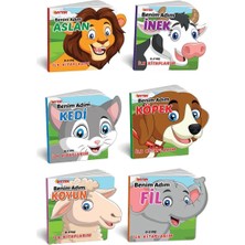 Ben Kimim Hayvanlar 6 Lı Bebek Kitap Seti