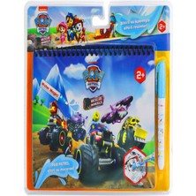 Paw Patrol Araçlar Su ile Sihirli Boyama Kitabı Su Kalemi Erkek Çocuk Gepettoys