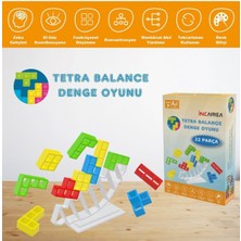 İncarea Tetra Balance Denge Oyuncağı - Koordinasyon ve Zeka Geliştirici Eğlenceli Oyun 22 Parça