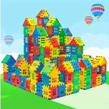Puzzle City 3D Yapı ve Tasarım Blokları 64 Parça Eğitici Oyuncak
