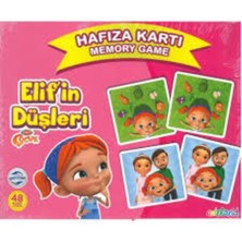 Trt Çocuk Elifin Düşleri Hafıza Kartı Seti 48 Kart -