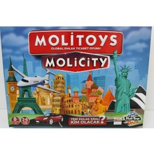 Moli Toys MoliToys Molicity Emlak Ticaret Oyunu Strateji ve Zeka Geliştirici 7+ Yaş Eğlence İçin