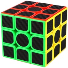 3X3X3 Professıonal Speed Cube Carbon Fıber - Karbon Fiber Profesyonel Rubik Zeka Sabır Küpü