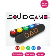 Squid Game 5 Taş Oyunu Beştaş Oyun Renkli Taş Gonggi Kumlu