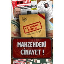 Çözülmemiş Davalar Dedektif Oyunu Mahzen Cinayet Eğlenceli Tasarım ile Strateji Geliştirici Kutu Oyunu