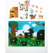 Eğitici Oyuncak Cırtlı Etkinlik Kitap Oyun Aktivite