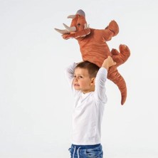 Jattelık Yumuşak Peluş Dinozor Gergedan Oyuncak 46 cm