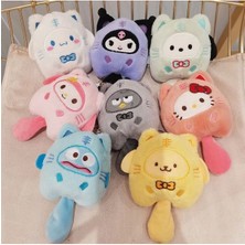 1 Adet Sevimli Sanrio Kawaii Peluş Bebek Araba Çanta Süsü Anahtarlık