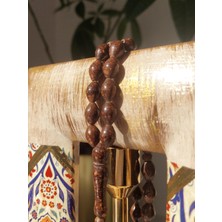 Sancaktar Tesbihçilik Tarçın Ağacı Tesbih, 7x11 mm, Arpa Kesim, Sıralı Dizi Püskül