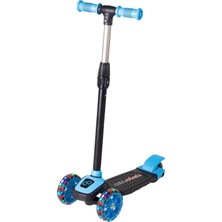 Cool Whells 3 Tekerlekli Twist Mavi Çocuk Scooter 3 - 12 Yaş Işıklı Tekerlekler ile Eğlenceli Kullanım FR58048
