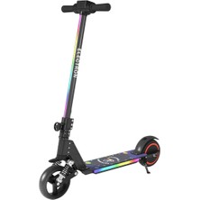 S5 Elektrikli Çocuk Scooter - 130W, LED Işıklı, Amortisörlü (Dizlik ve Dirseklik Hediyeli)