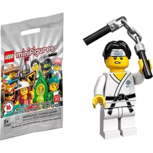 71027 Minifigür Seri 20 10 - Martial Arts Boy Minifigür