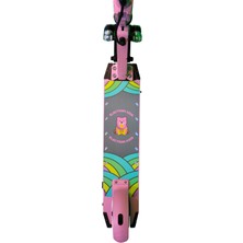 S5 Elektrikli Çocuk Scooter - 130W, LED Işıklı, Amortisörlü (Dizlik ve Dirseklik Hediyeli)