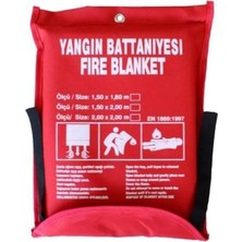Özel Kumaşlı Yangın Battaniyesi Ebat (150 x 180) x 5 Adet
