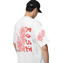 Rose (Gül) Erkek Baskılı T-Shirt