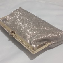 Şarra Gossi Gold Abiye Çanta Gold Gece Çantası