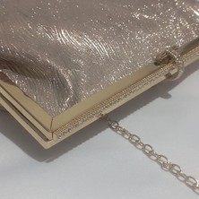 Şarra Gossi Gold Abiye Çanta Gold Gece Çantası