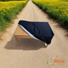 Düşler Ev Tekstili 155*85 Masa / Mobilya Koruma Örtüsü, Su Geçirmez, Ithal Mehler Kumaş, Lastikli Kılıf Branda
