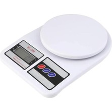 Dijital Hassas Mutfak Terazisi 10 kg LCD Ekranlı Yemek Tartısı 1 gr Hassas Dara Ölçüm Terazi Pilli