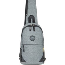 Newish Polo Keten Kumaş Body Bag Çapraz Göğüs ve Sırt Çantası -Np 2056