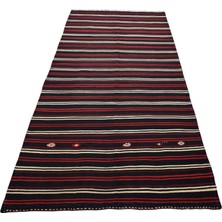 Kilim Antik El Dokuma Yün Yağcıbedir Balıkesir Yörük Kilimi 0123 - Yeni - Çok Renkli