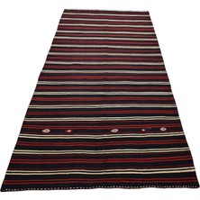 Kilim Antik El Dokuma Yün Yağcıbedir Balıkesir Yörük Kilimi 0123 - Yeni - Çok Renkli