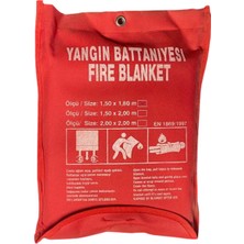 Cam Elyafı Fiberglass Yangın Battaniyesi 150X180CM Fire Blanket