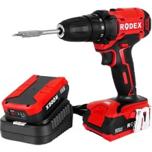 Darbesiz 28 Parça Çantalı Çift Akülü Şarjlı Matkap RDX3365A 2.0 - 2.4 Ah 1 2 Yıl 18 Volt