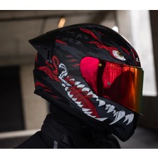 Ls2 Rapıd 2 Race Kaıju Fullface Motosiklet Kaskı Kırmızı Camlı