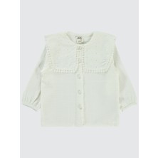 Civil Baby Kız Bebek Gömlek 6-18 Ay Ekru