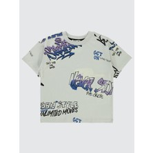 Civil Boys Erkek Çocuk Tişört 6-9 Yaş Açık Gri