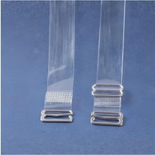 Odise 3 Çift Metal Uçlu Şeffaf Sütyen Askısı