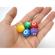 Squid Game Oyun 5 Taş Seti Kalamar Oyun Beştaş Oyuncak Renkli Taş Gonggi - Kutulu