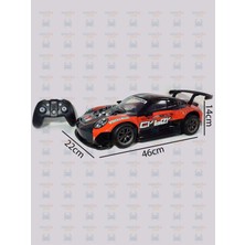 Boratila Toys 46 cm 2.4 Ghz Büyük Boy Full Fonksiyon Yüksek Hızlı Şarjlı Drift Araba (Turuncu)
