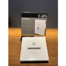 CATA Sensörlü Koridor Aydınlatma Beyaz Kasa 5170 Günışığı 1W 3200 Kelvin Özellikli