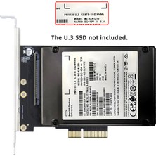 Enchanted Nvme Pcıe SSD U.3 U3 Kit SFF-8639 - Pcı-E 4.0 X4 Ana Bilgisayar Adaptörü Anakart PM1735 (Yurt Dışından)