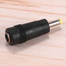 Enchanted Sarı Uç 4.0x1.7 mm Erkek Fiş - 5.5x2.1 mm Dişi Jak Dc Güç Konnektörü Siyah (Yurt Dışından)