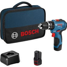 Bosch Gsb 12V-30 Çift Akülü Darbeli Delme Vidalama Bez Çantalı