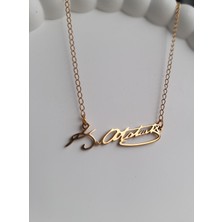 Myra Premium Atatürk Imza Çelik Kolye