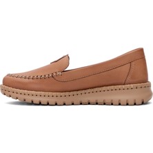 Mammamia D25YA-3265 Kadın Deri Casual Ayakkabı Taba