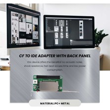 Jindamai 40-Pin Kompakt Flash Kart 3.5 Ide Dönüştürücü Adaptör Pci Braketi Arka Panel (Yurt Dışından)