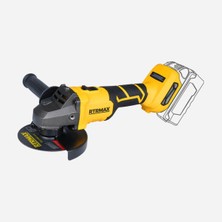 RTS5050 Şarjlı Avuç Taşlama Makinası Kömürsüz 125MM 8.500 Rpm 2x4 Ah 20V Çift Akü S-Lion - Akü Dahi